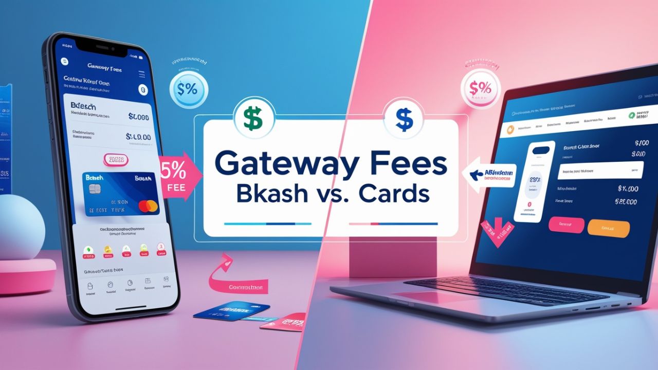 Gateway Fees Breakdown: bKash vs. Cards in 2026